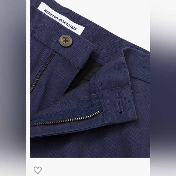 NWOT Amazon Essentials Slim-Fit Wrinkle-Resistant Flat-Front Chino Pant - Picture 11 of 14